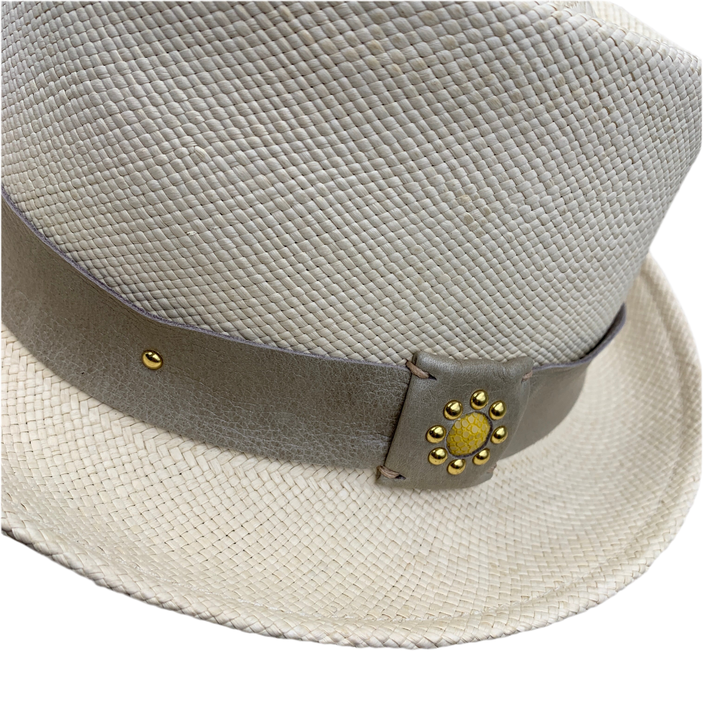 MOQUIP HAT drop NATURAL×BEIGE