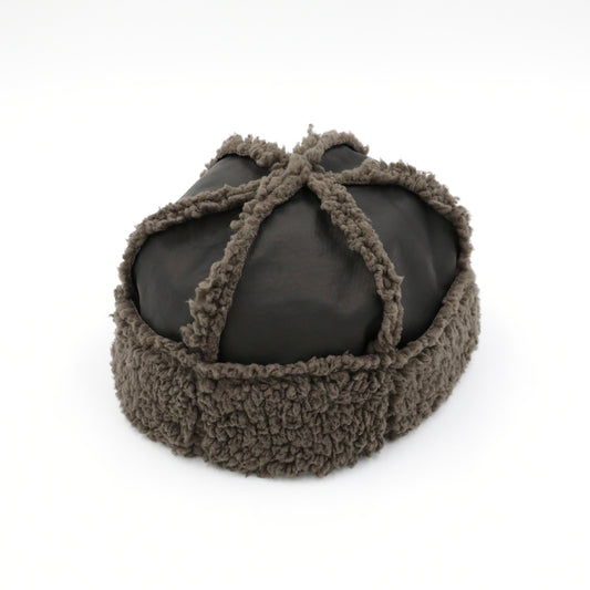 MOQUIP CAP deer + boa BLACK