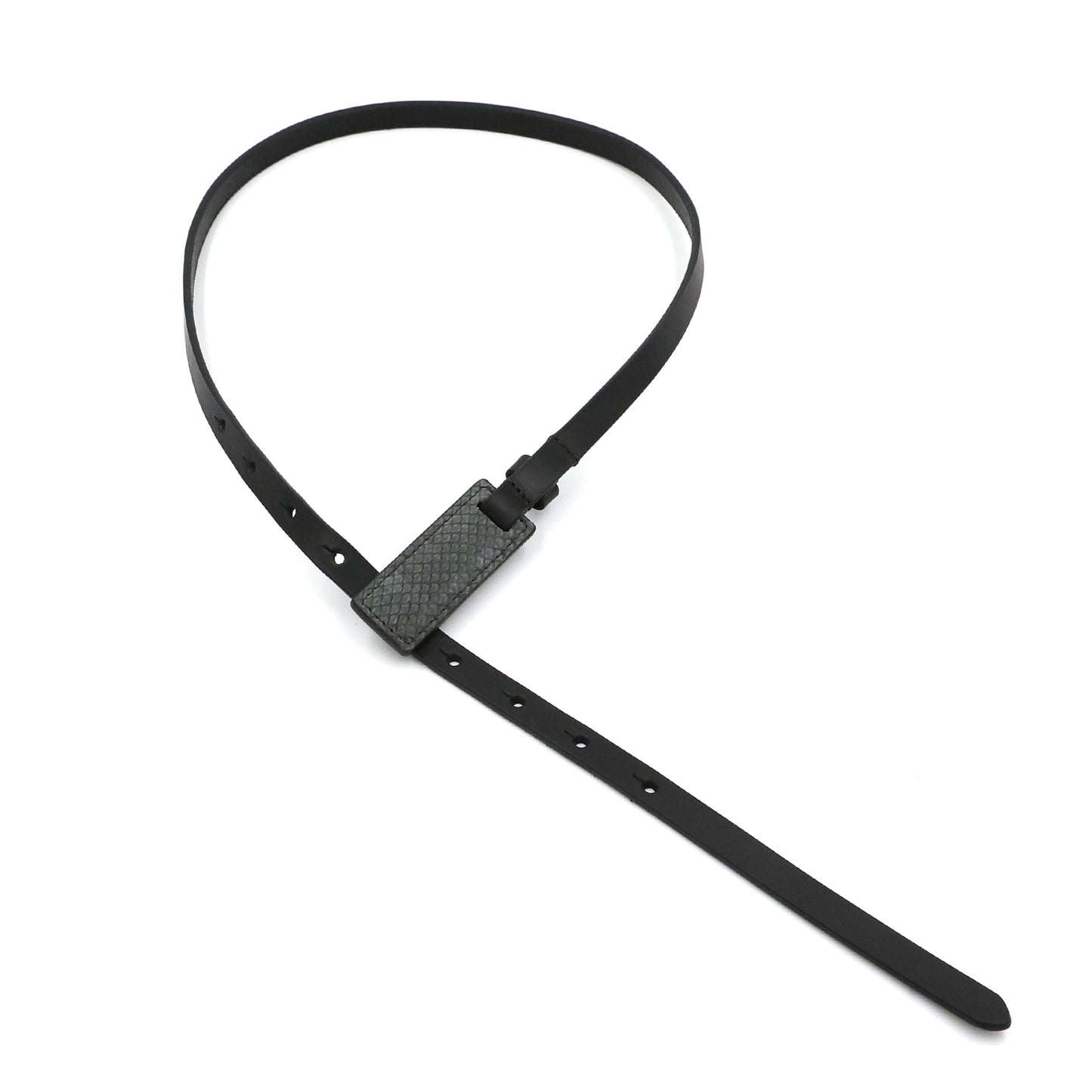 MOQUIP BELT python BLACK