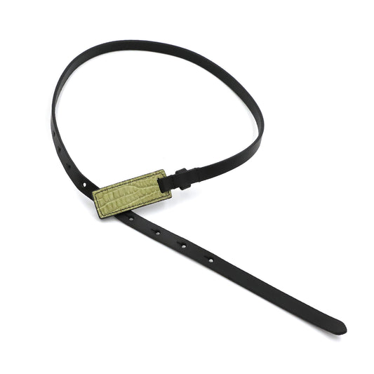 MOQUIP BELT crocodile GREEN