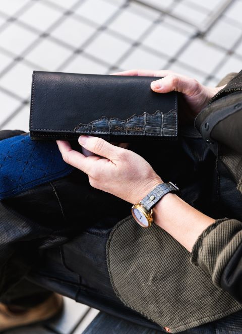 MOQUIP LONG WALLET see you BLACK