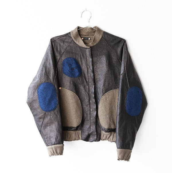 MOQUIP BOMBER-JACKET oh deer! BLACK