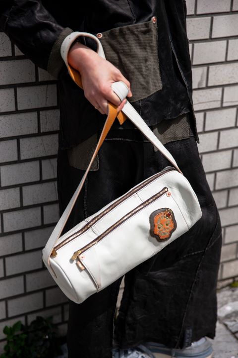 ATSU×MOQUIP D.SHOULDER BAG moni WHITE