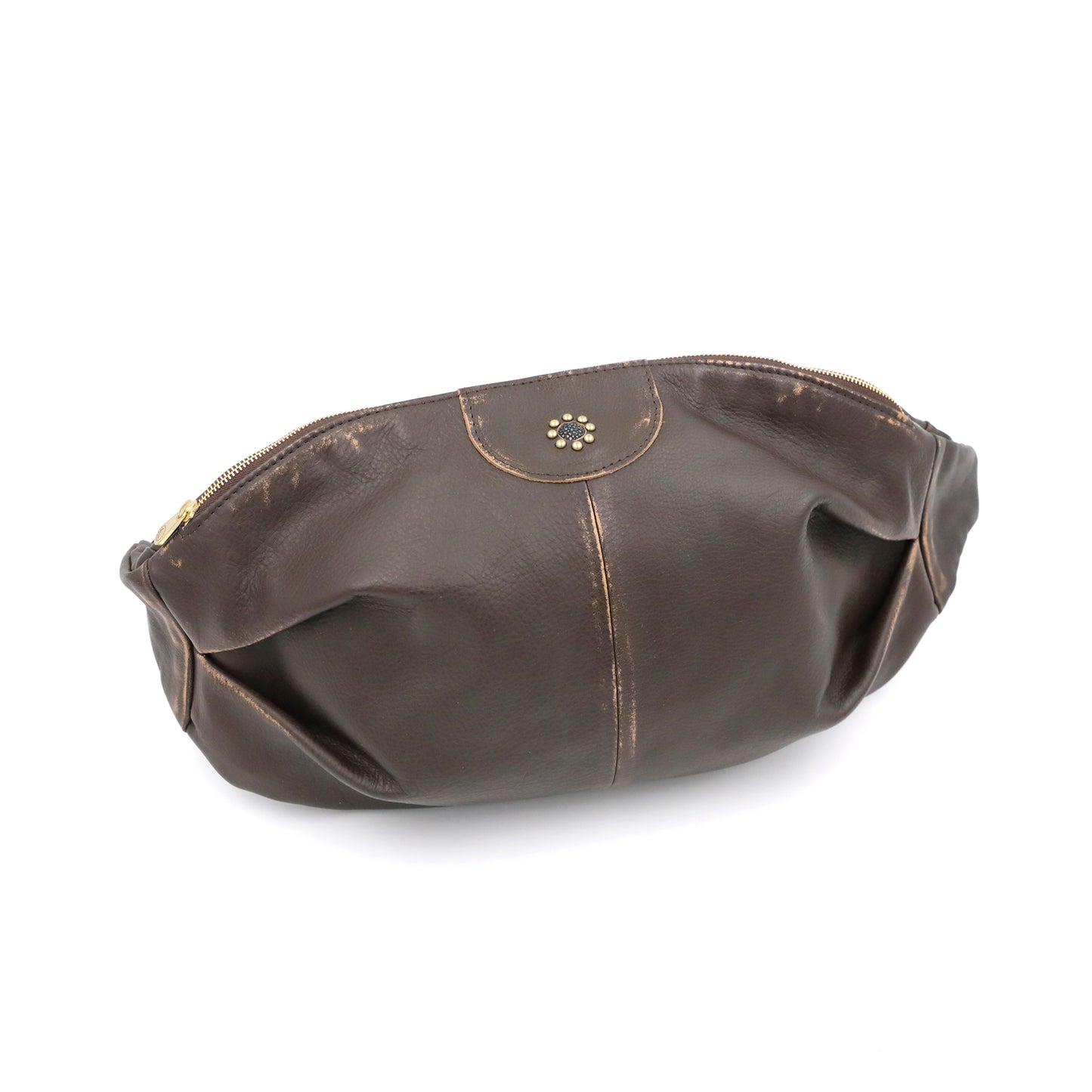 MOQUIP SLING BAG drop pigment D.BROWN