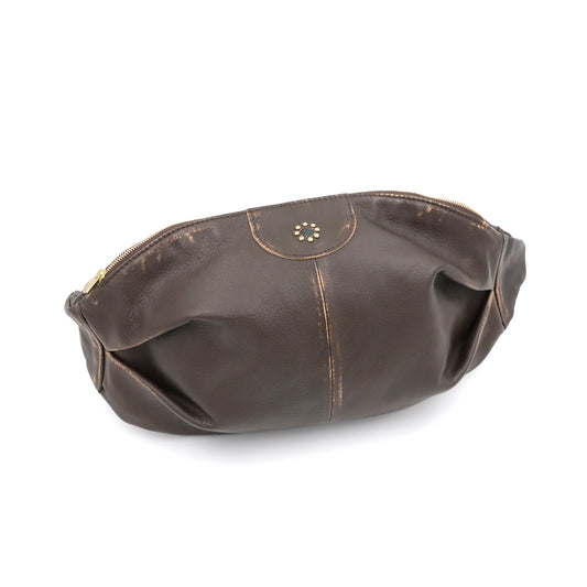 MOQUIP SLING BAG drop pigment D.BROWN