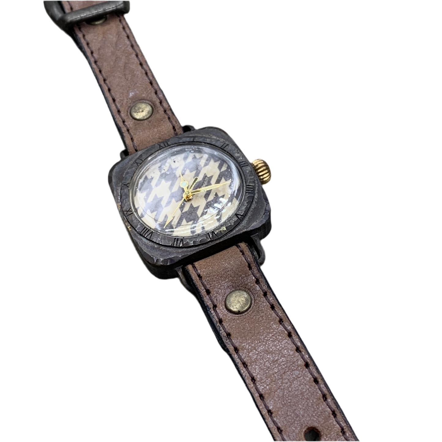 MOQUIP WATCH pied de poule D.BROWN