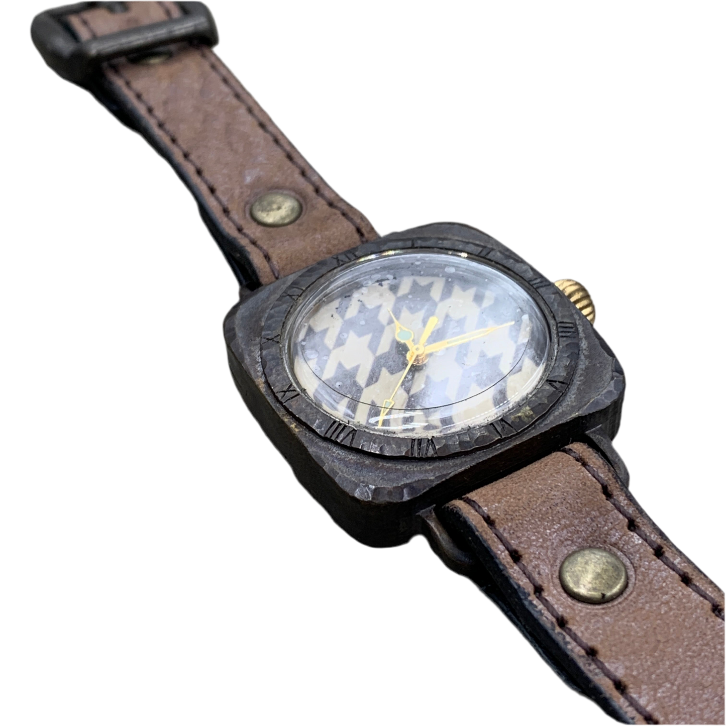 MOQUIP WATCH pied de poule D.BROWN