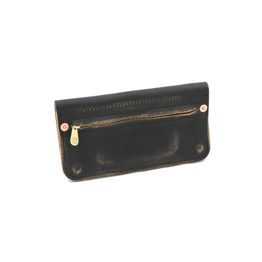 MOQUIP WALLET rivet work Pigment BLACK