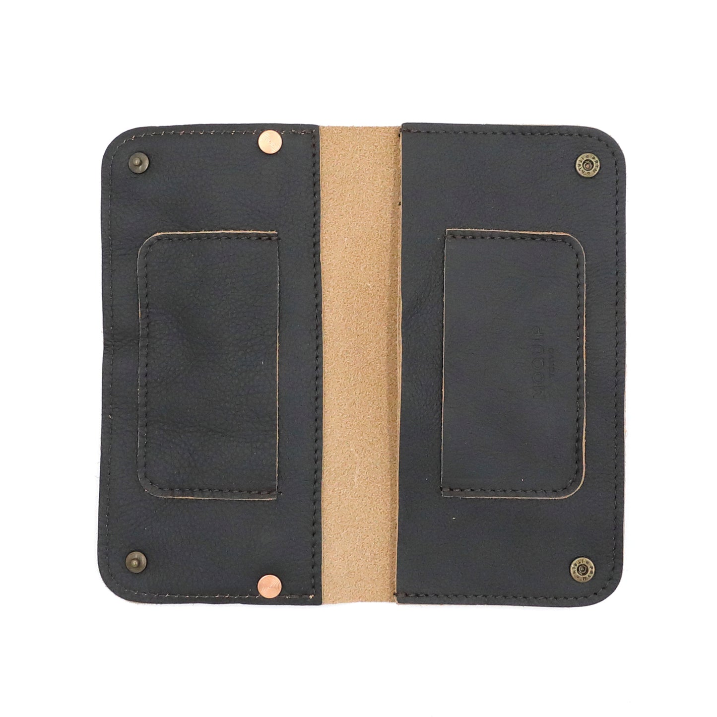 MOQUIP WALLET rivet work Pigment BLACK