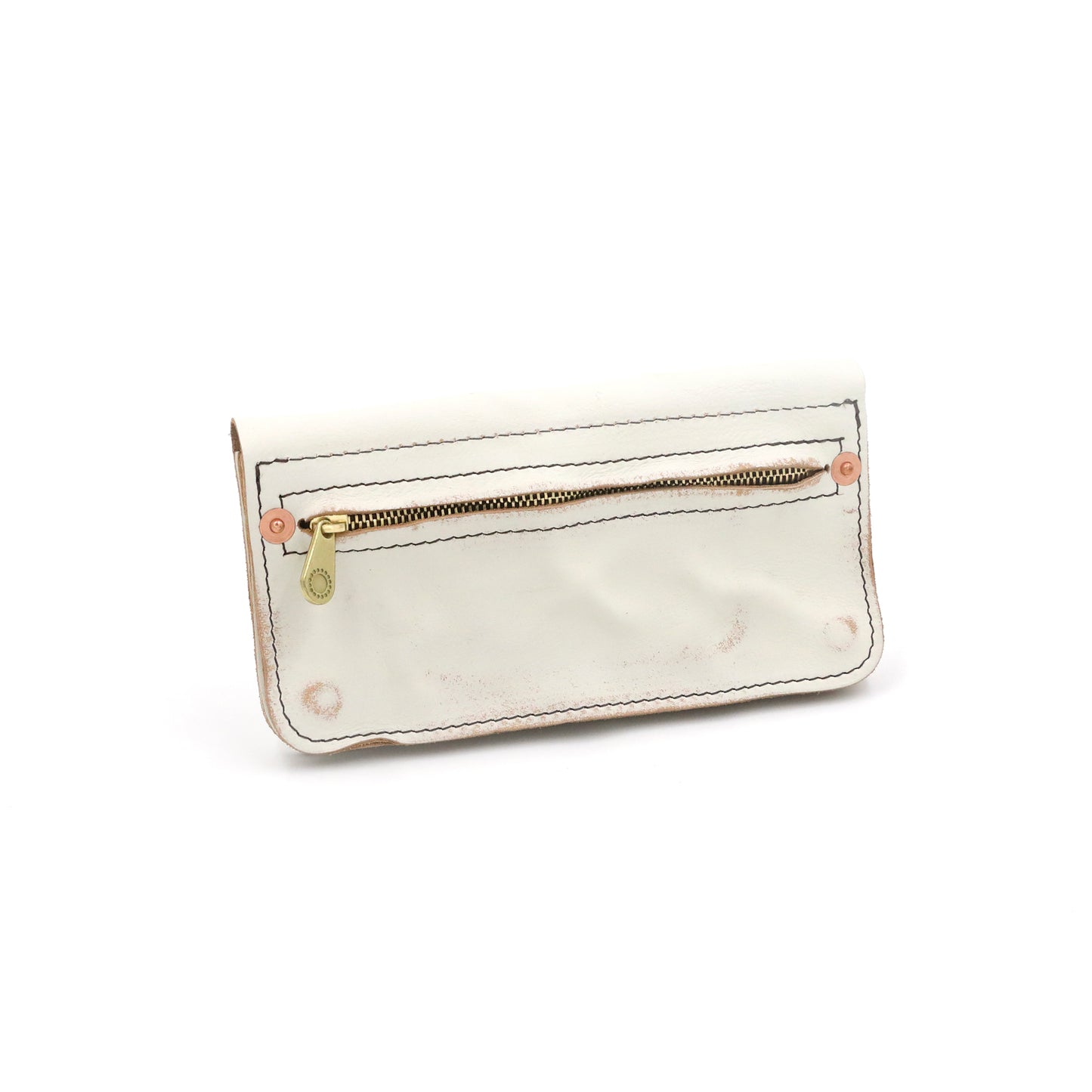 MOQUIP WALLET rivet work Pigment WHITE
