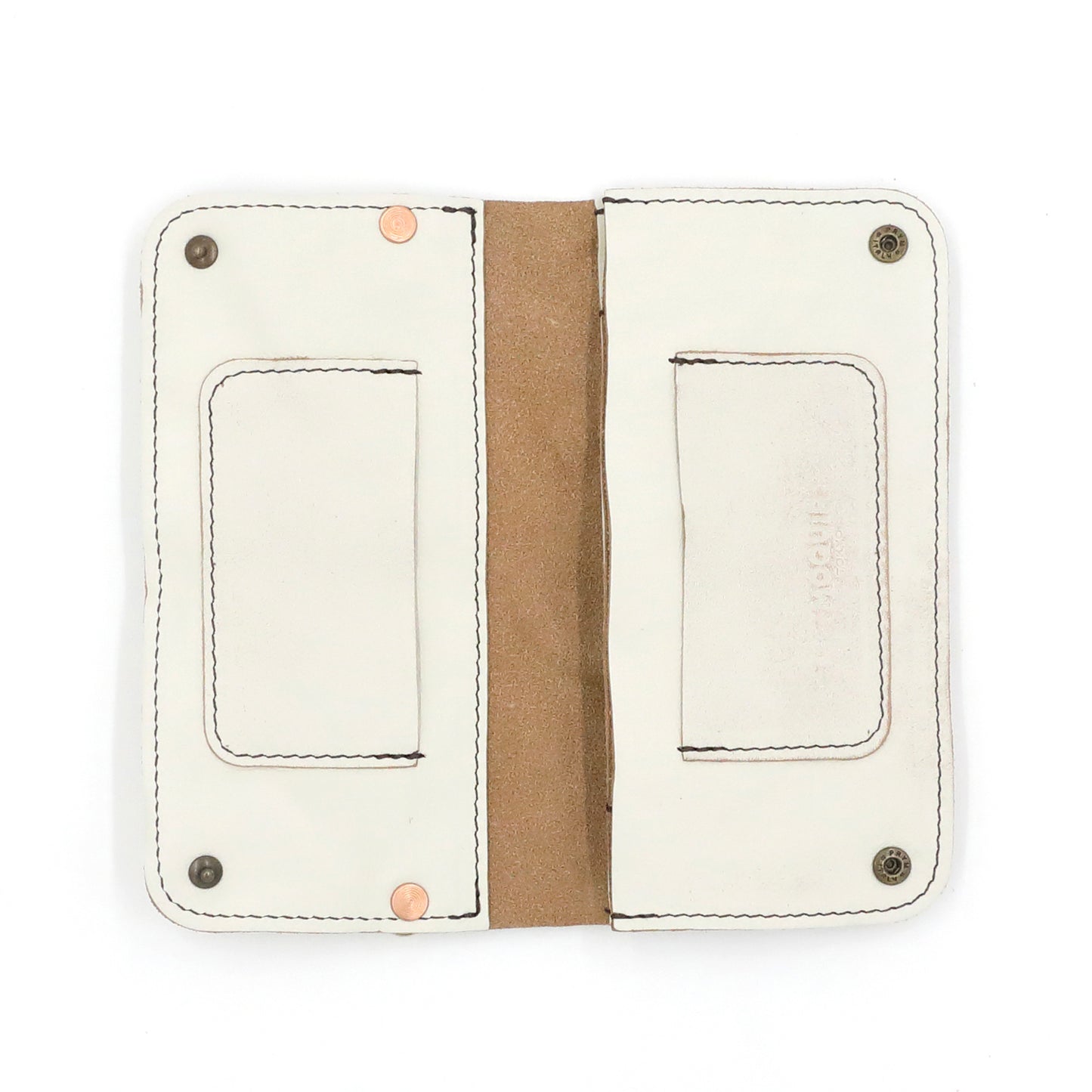 MOQUIP WALLET rivet work Pigment WHITE