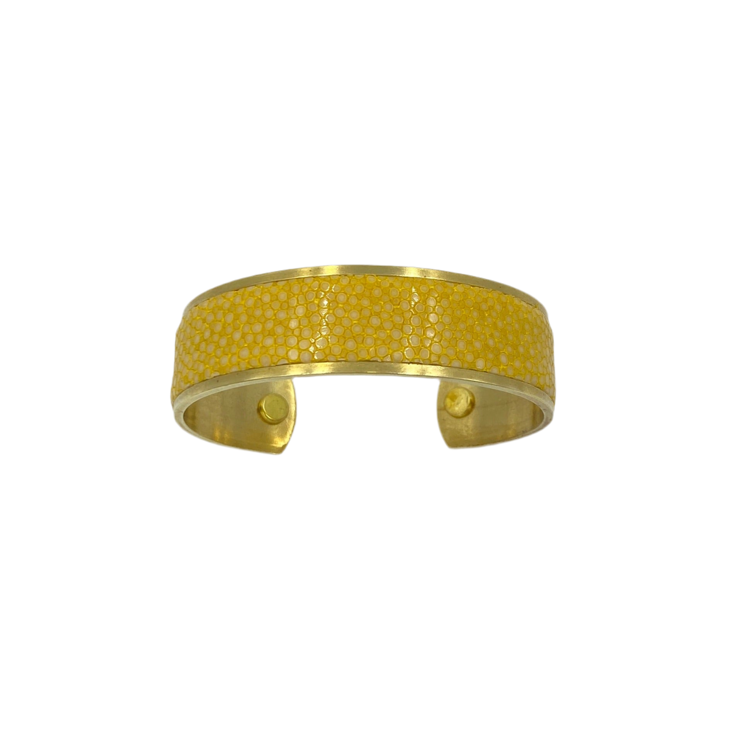 MOQUIP BANGLE galuchat YELLOW
