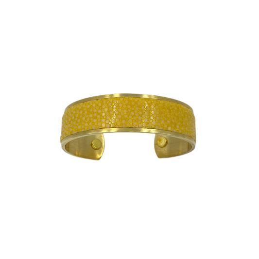 MOQUIP BANGLE galuchat YELLOW