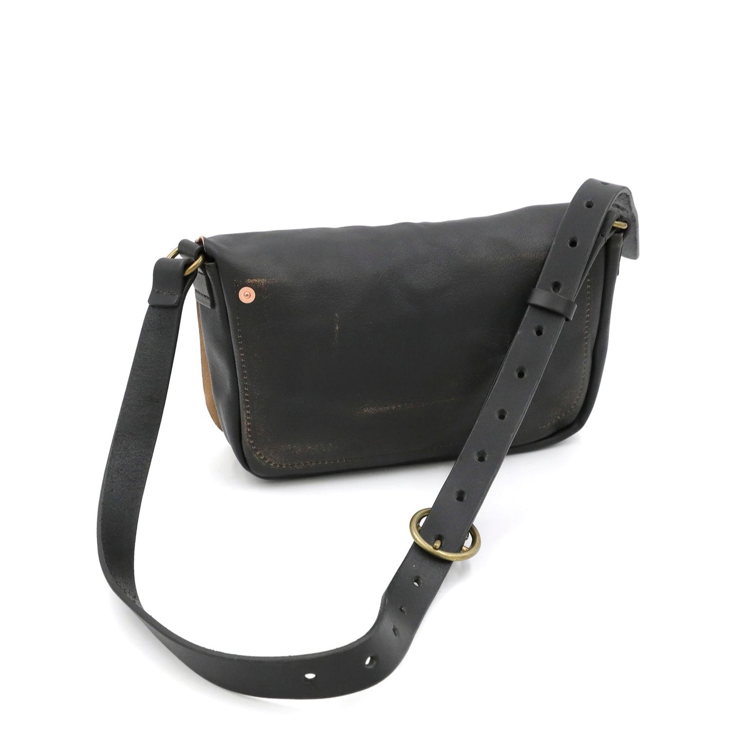 MOQUIP POUCH rivet work Pigment BLACK