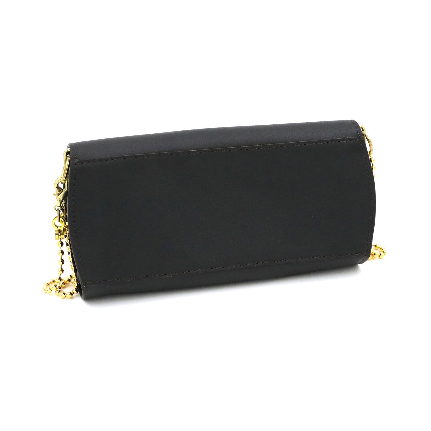 MOQUIP CLUTCH WALLET drop pigment BLACK