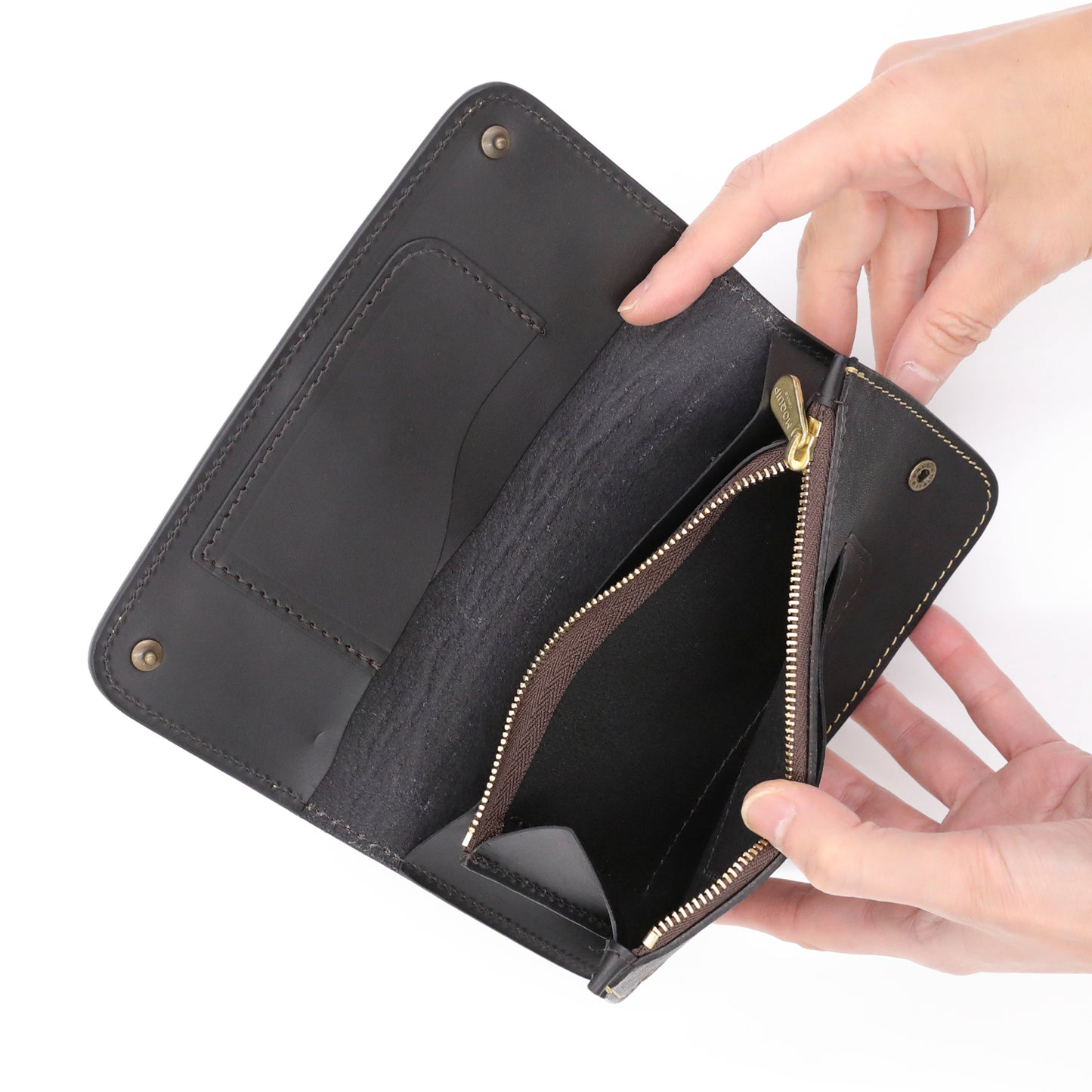 MOQUIP LONG WALLET envelope BLACK
