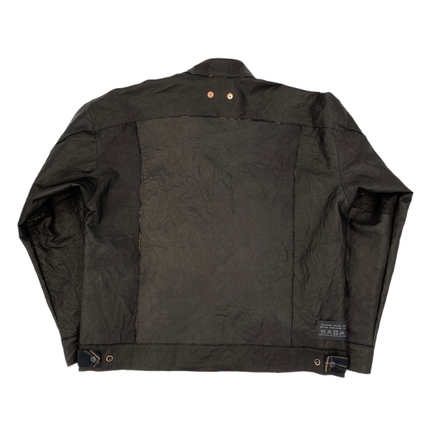 MOQUIP JACKET leather factory BLACK