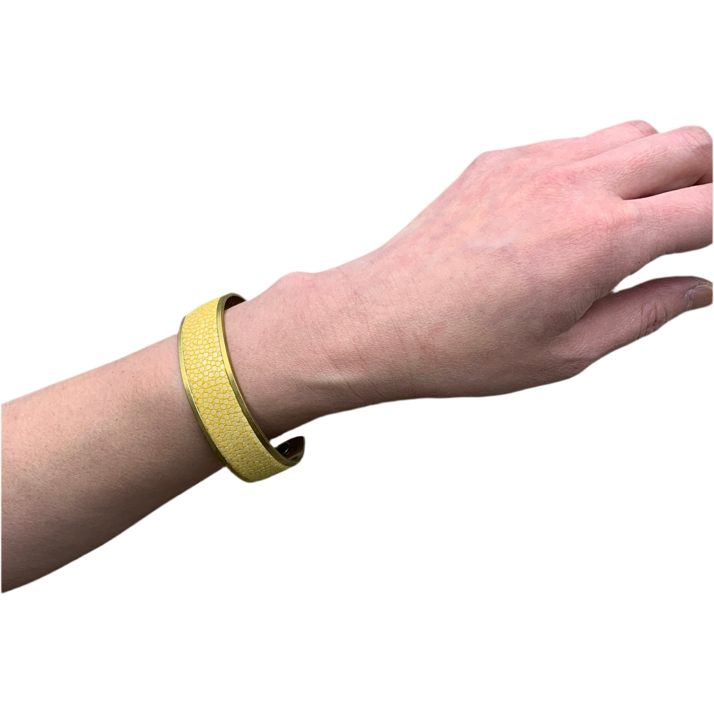MOQUIP BANGLE galuchat YELLOW
