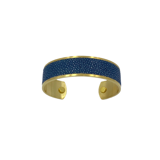 MOQUIP BANGLE galuchat NAVY