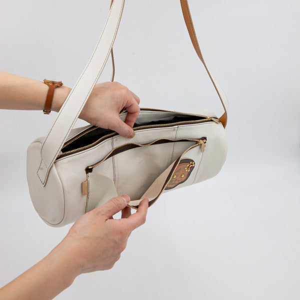 ATSU×MOQUIP D.SHOULDER BAG moni WHITE