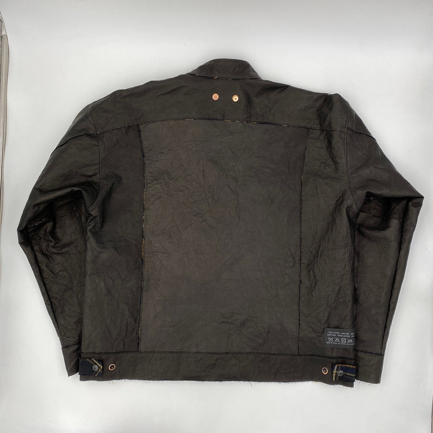 MOQUIP JACKET leather factory BLACK