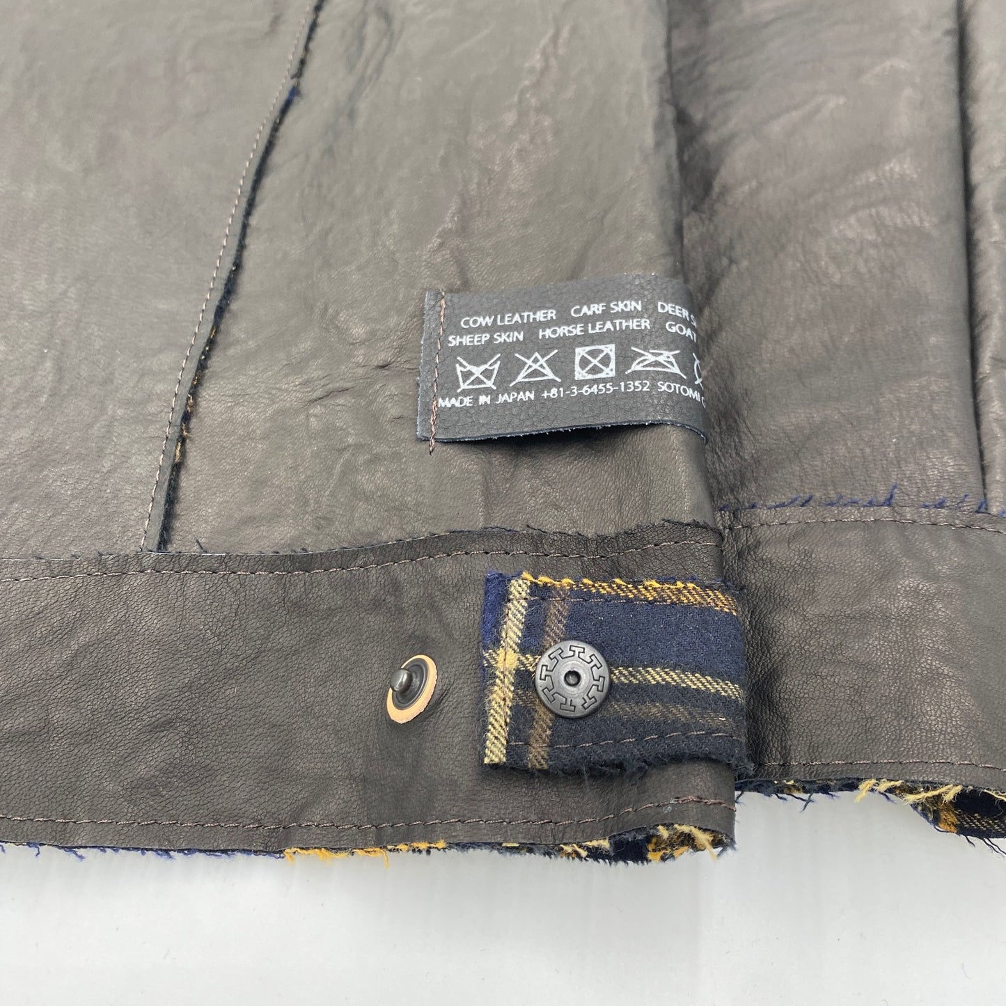 MOQUIP JACKET leather factory BLACK