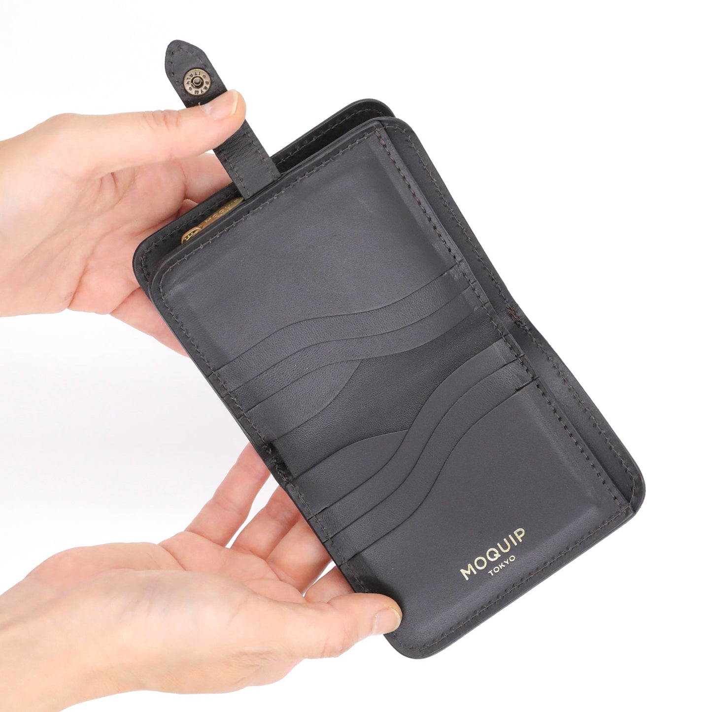 MOQUIP SHORT WALLET drop BLACK