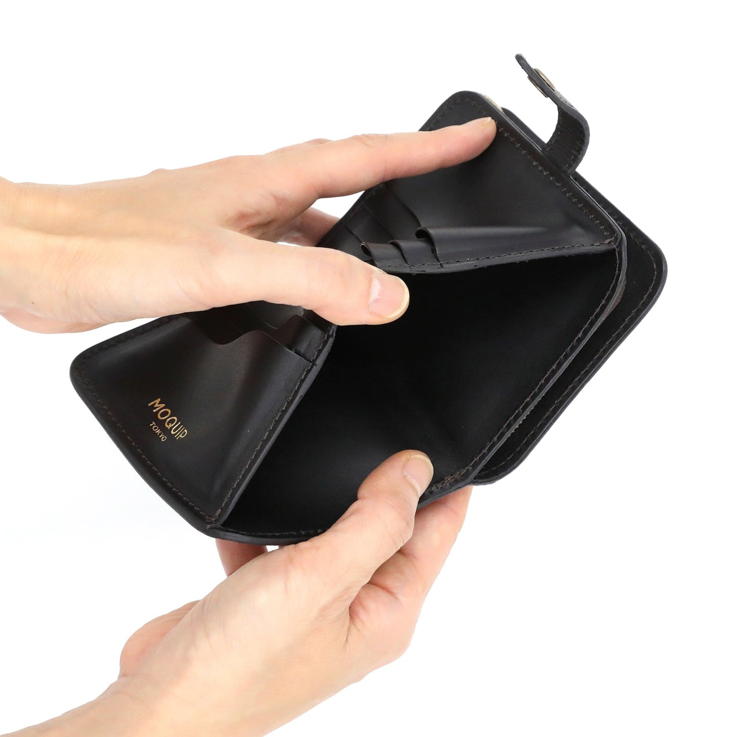 MOQUIP SHORT WALLET drop BLACK
