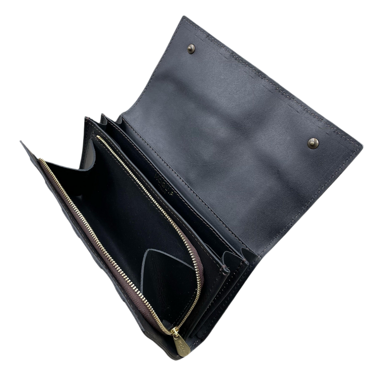 MOQUIP CLUTCH WALLET Galuchat Pigment WHITE
