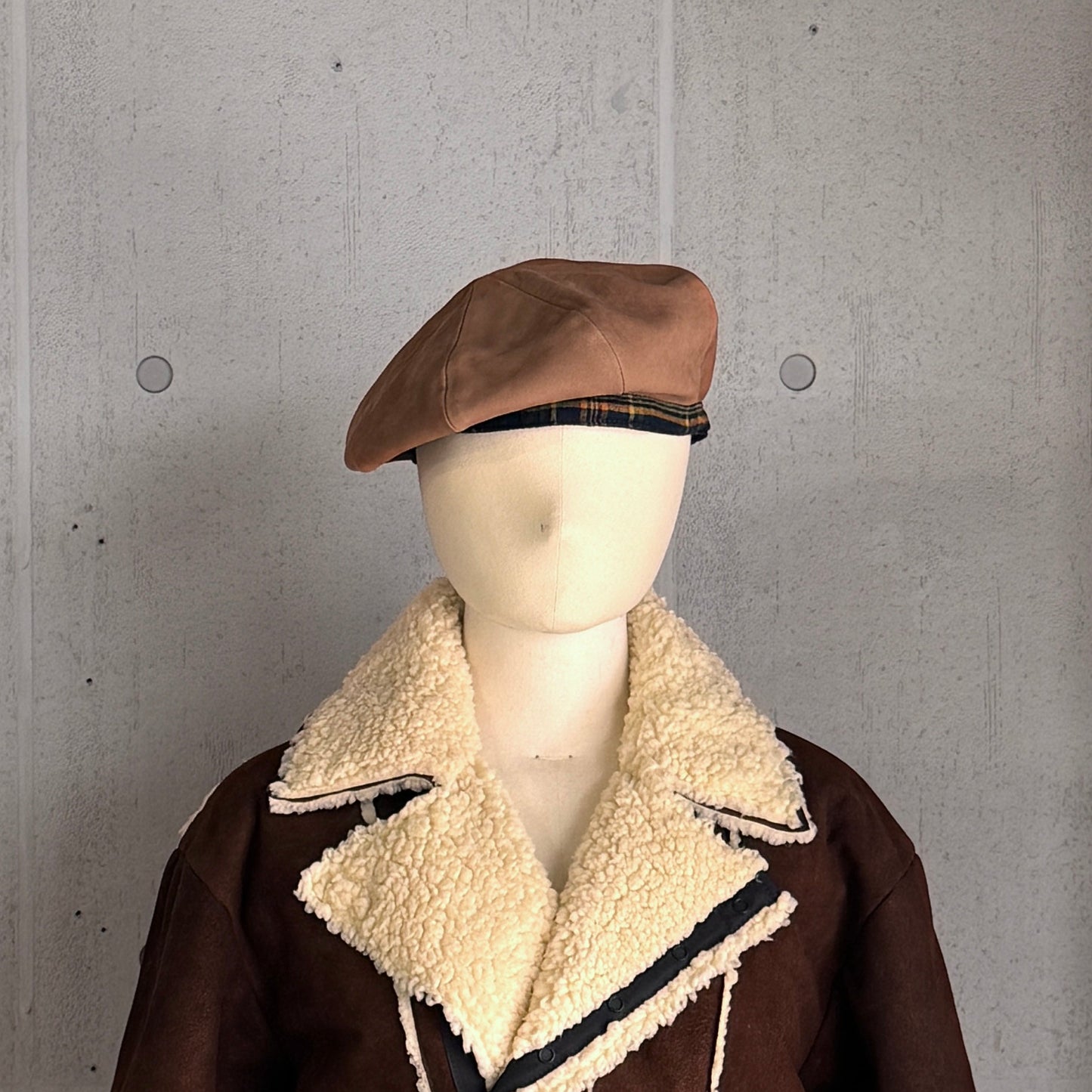 MOQUIP CHECKERD belet  L.BROWN