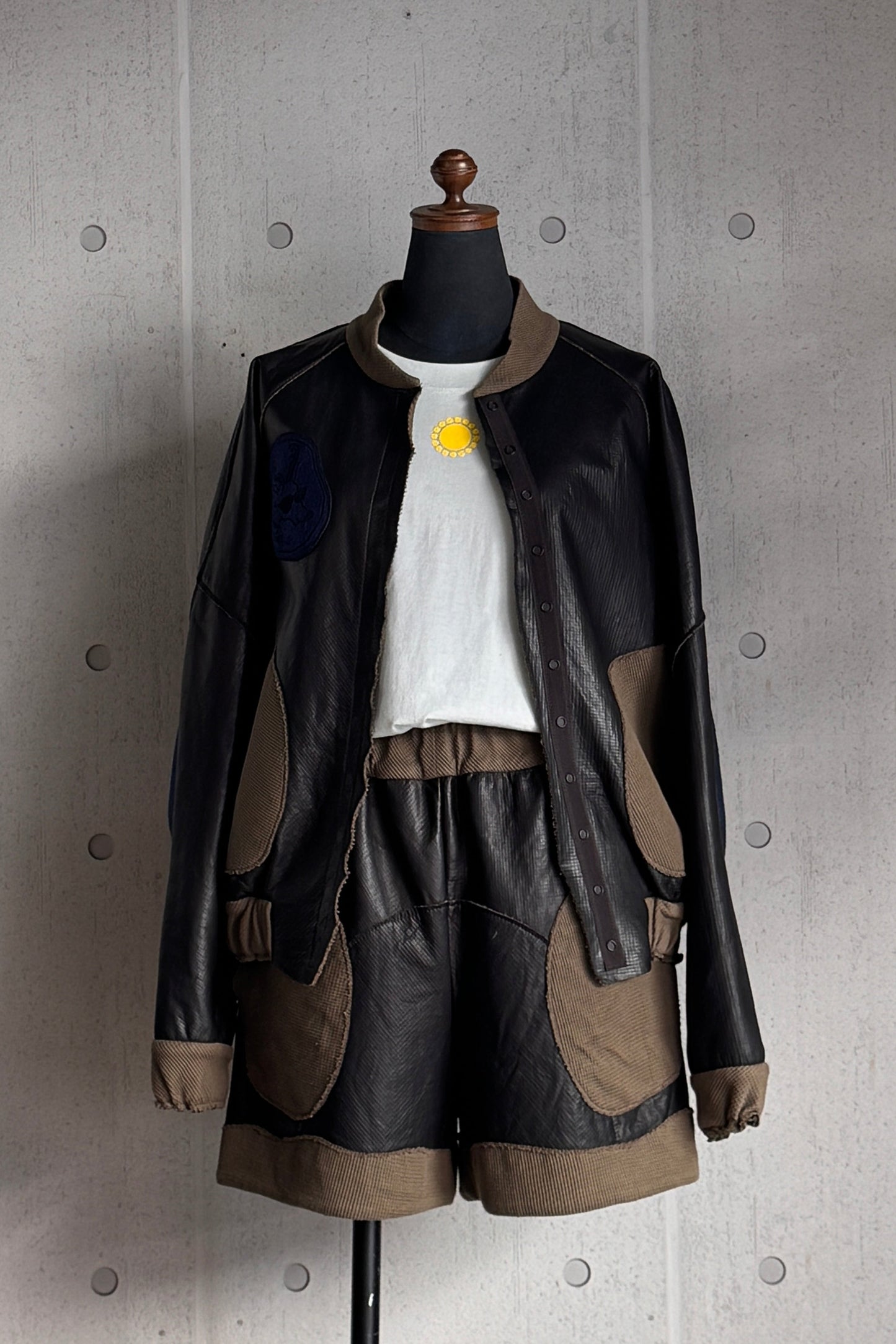 MOQUIP BOMBER-JACKET oh deer! BLACK