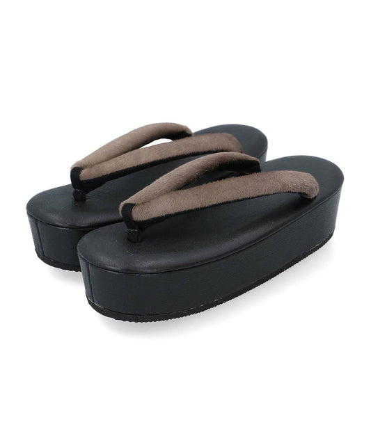 MOQUIP SANDALS fluff BEIGE