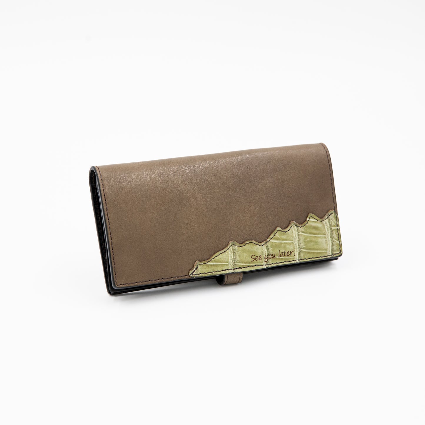 MOQUIP LONG WALLET see you S.BEIGE