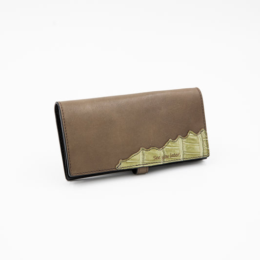 MOQUIP LONG WALLET see you S.BEIGE