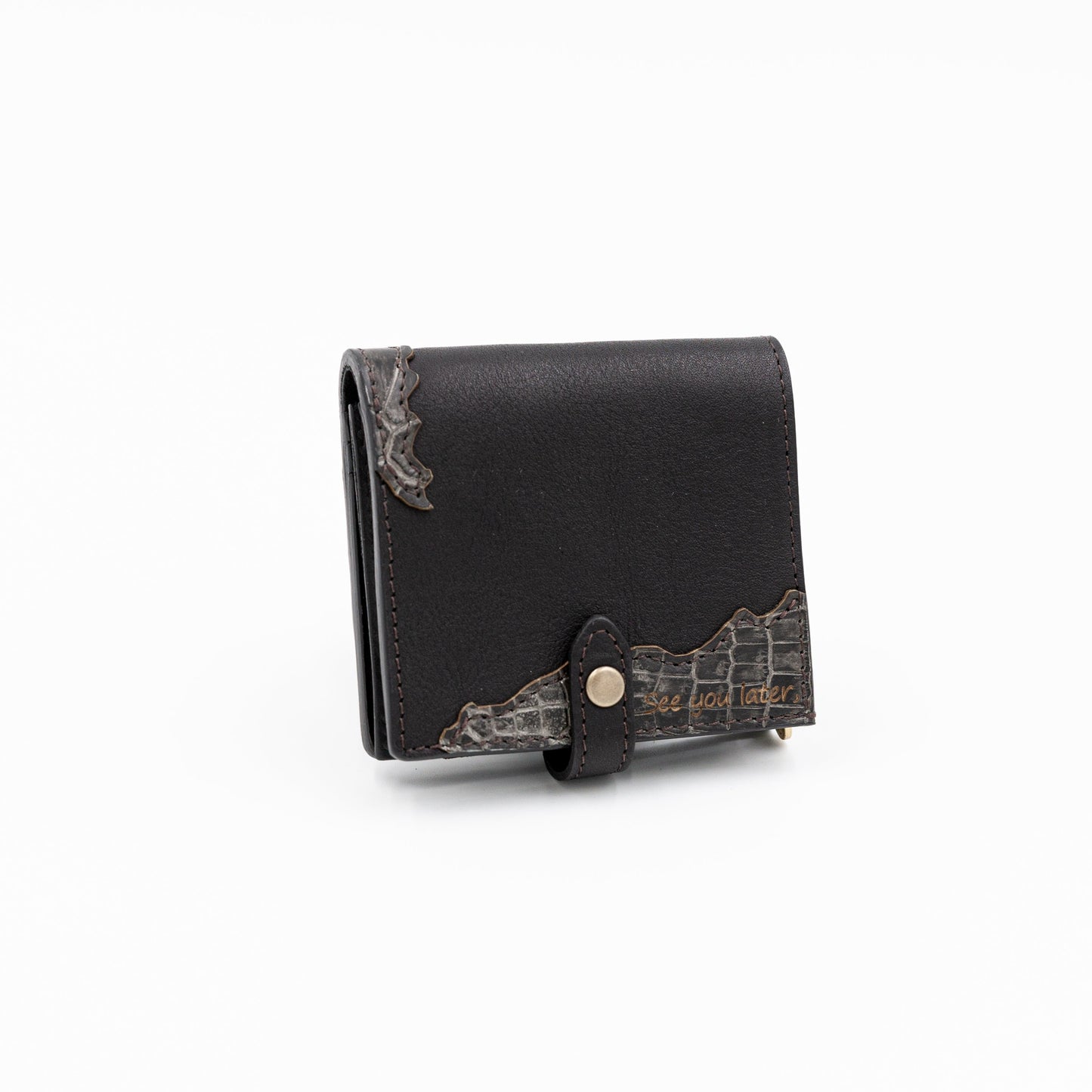 MOQUIP SHORT WALLET see you BLACK