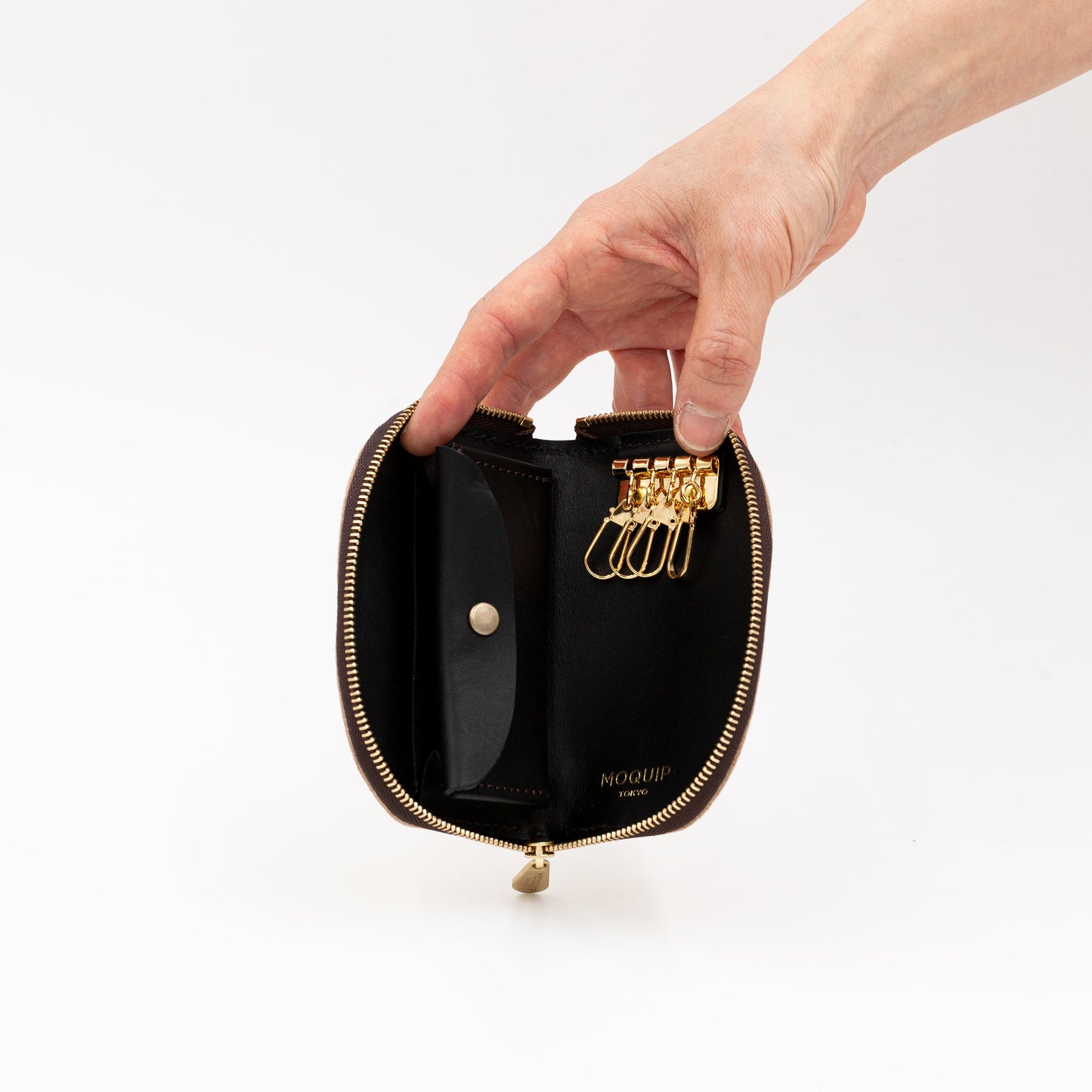 MOQUIP KEY CASE Galucha drop BLACK