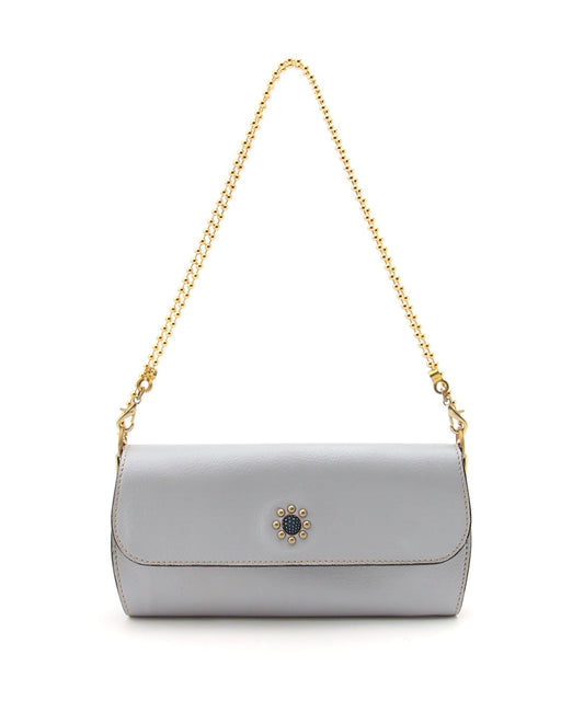 MOQUIP CLUTCH WALLET drop pigment ICE SILVER