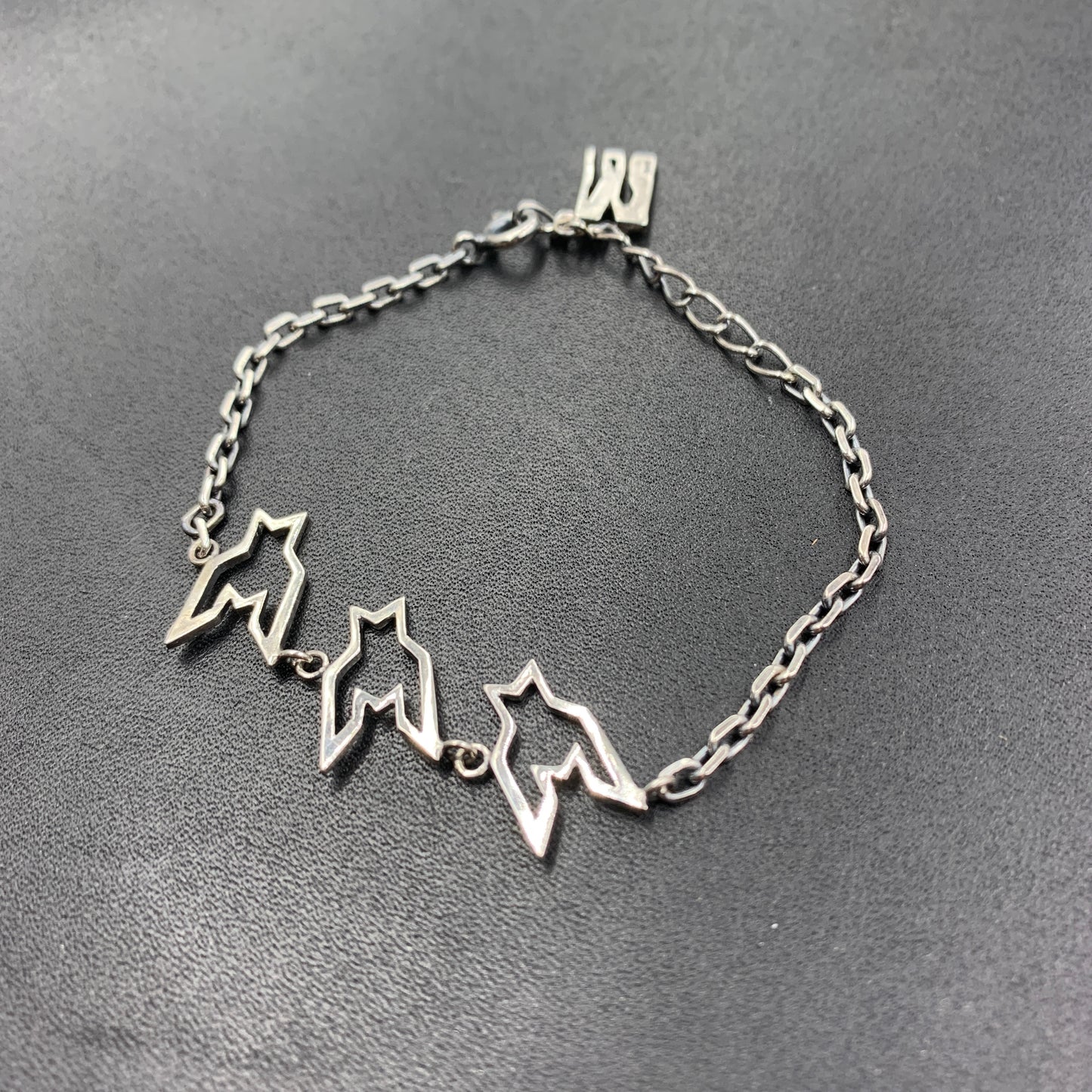 MOQUIP BRACELET pied de poule SILVER