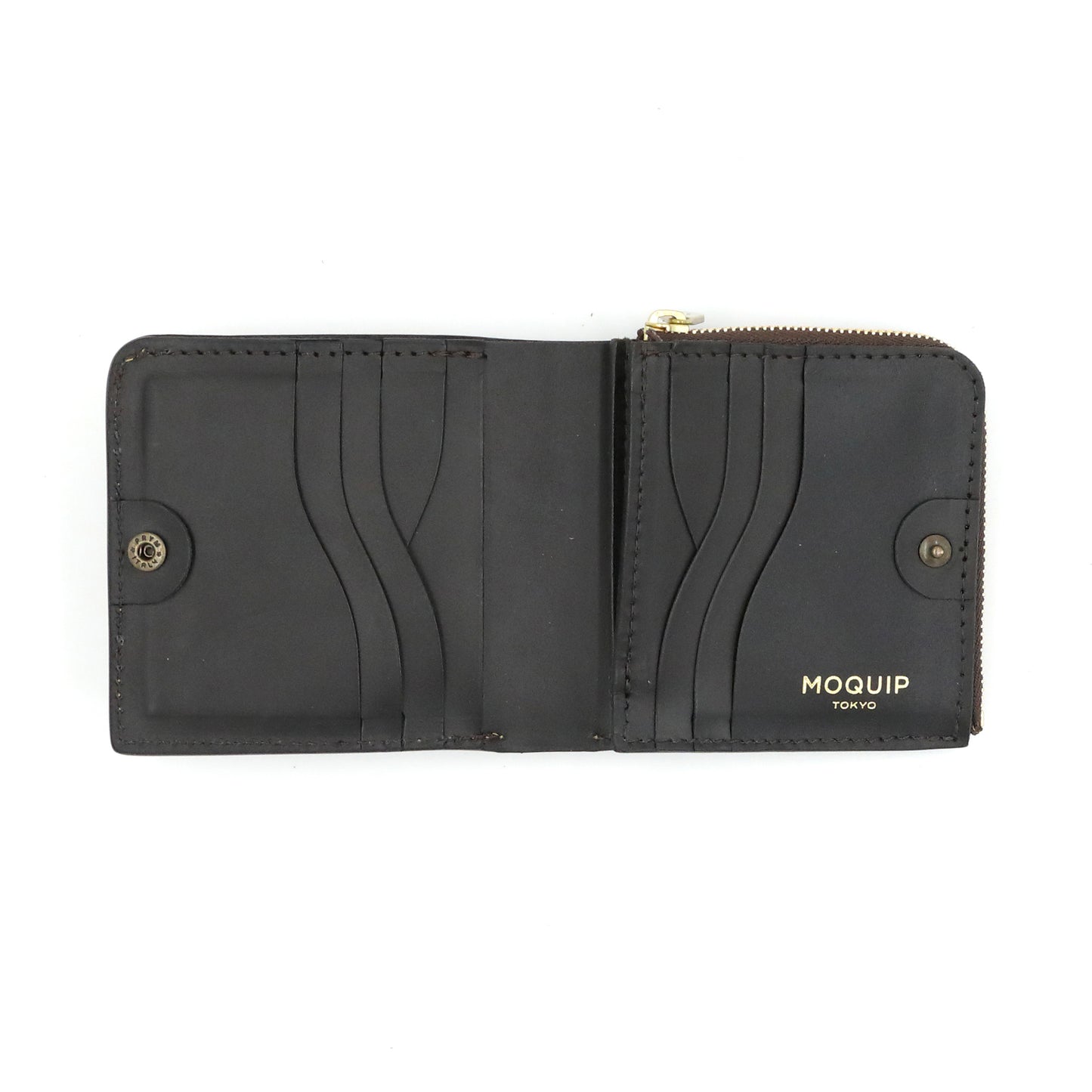 MOQUIP CROCODILE small wallet BLACK