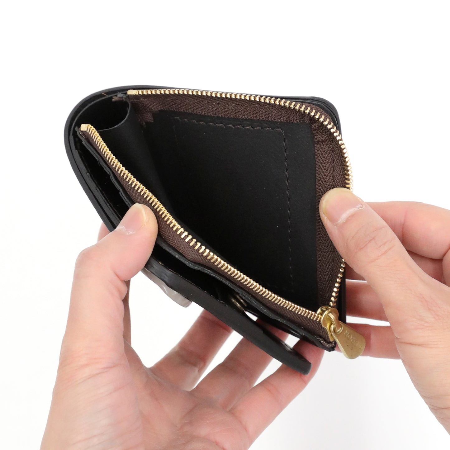 MOQUIP CROCODILE small wallet BLACK