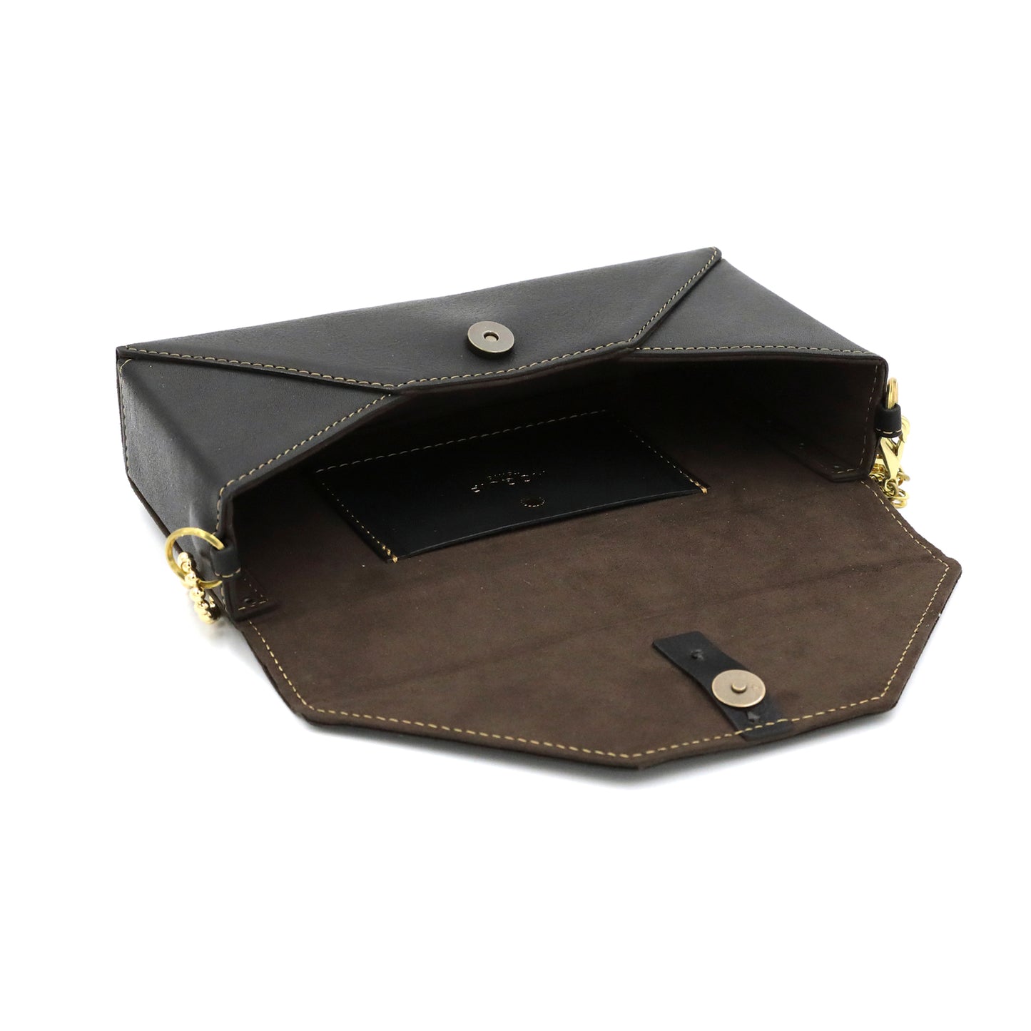 MOQUIP CLUTCH BAG envelope BLACK