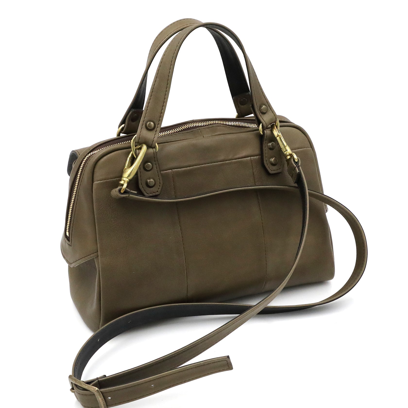 MOQUIP BOSTON BAG galuchat S.BEIGE