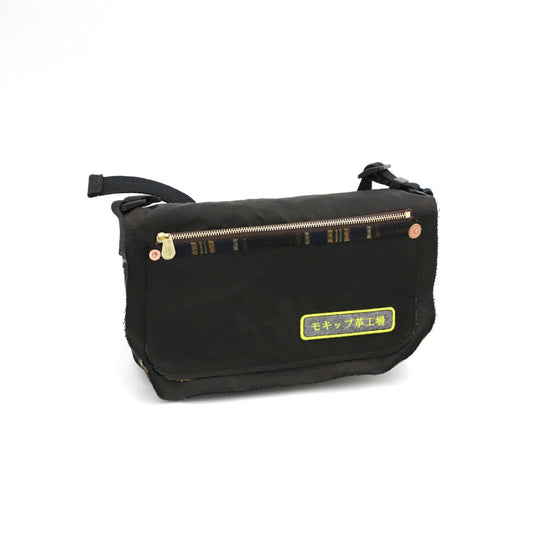 MOQUIP POUCH leather factory BLACK
