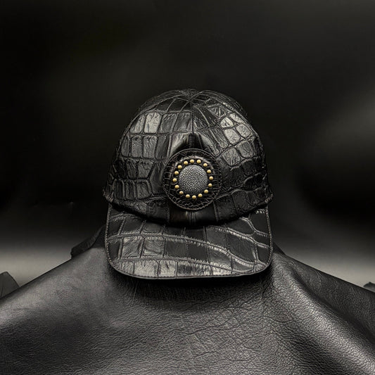 MOQUIP CROCODILE cap BLACK