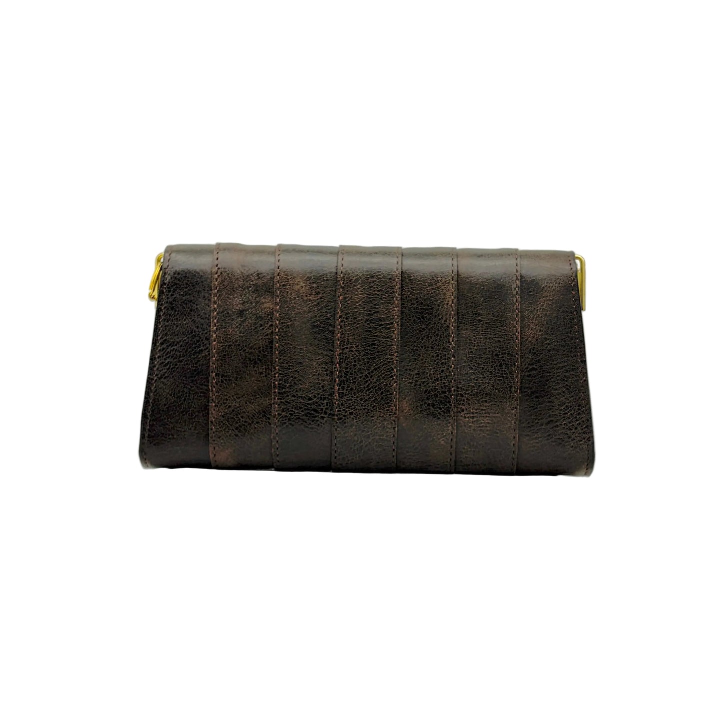 MOQUIP CLUTCH WALLET galuchat Horsehide D. BROWN