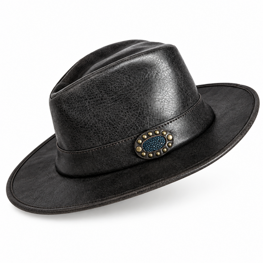 MOQUIP COWGIRL HAT Horsehide D. BROWN