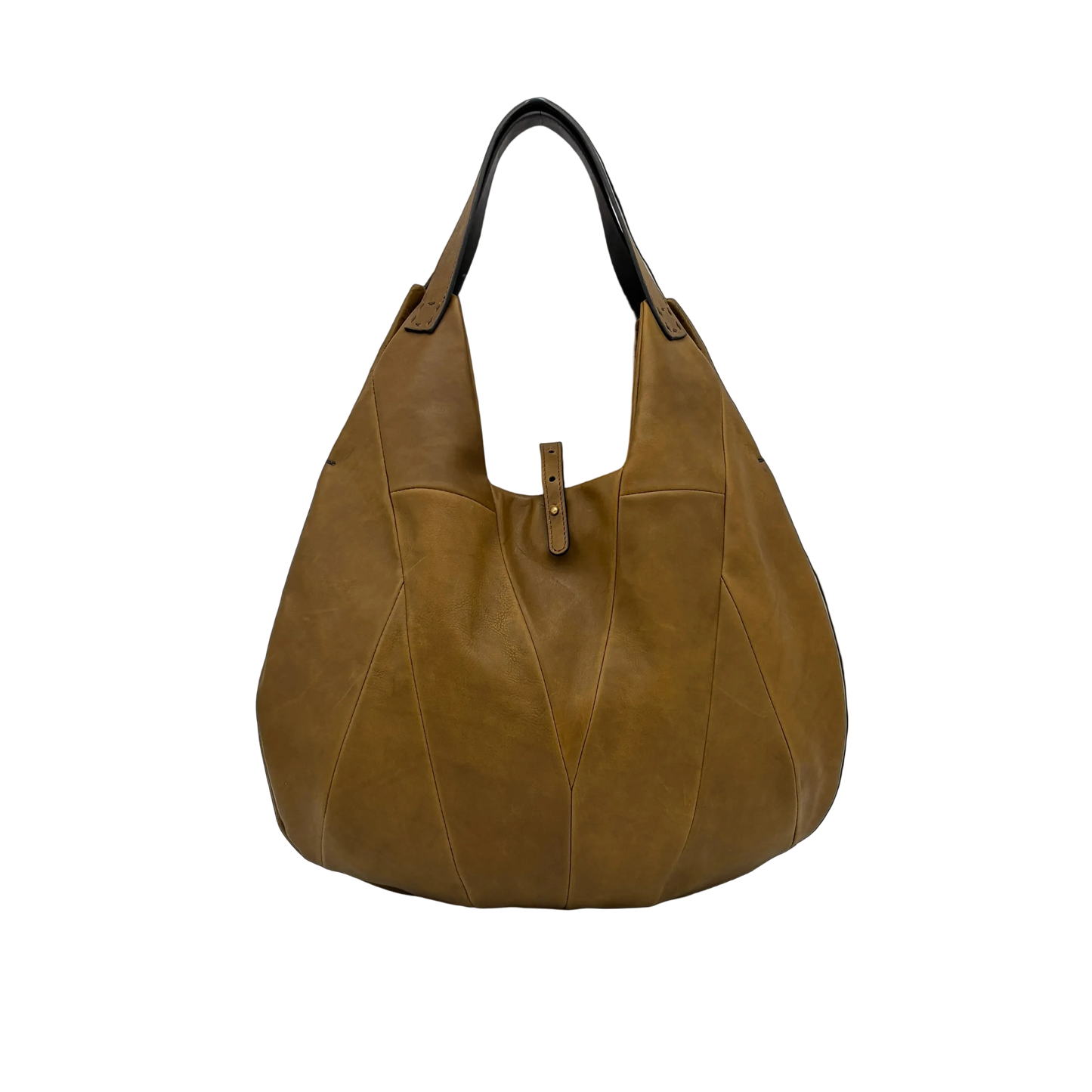MOQUIP ROUND BAG tassel KHAKI