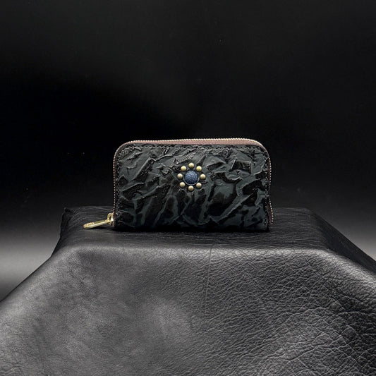 MOQUIP 漆革ピッコロ財布 piccolo wallet BLACK