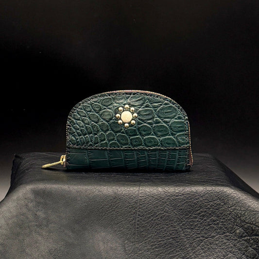 MOQUIP CROCODILE piccolo wallet GREEN