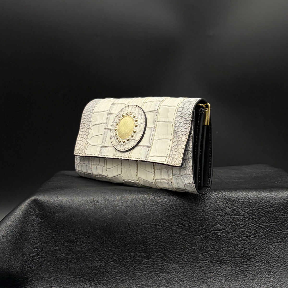 MOQUIP CROCODILE clutch wallet HIMALAYA
